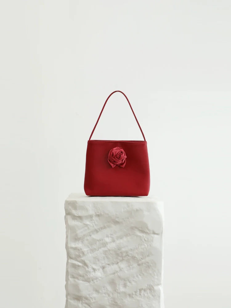 Silk Cowhide Mini Tote