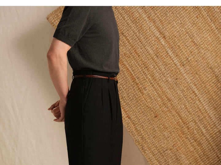 Wool Vintage Hollywood Trousers