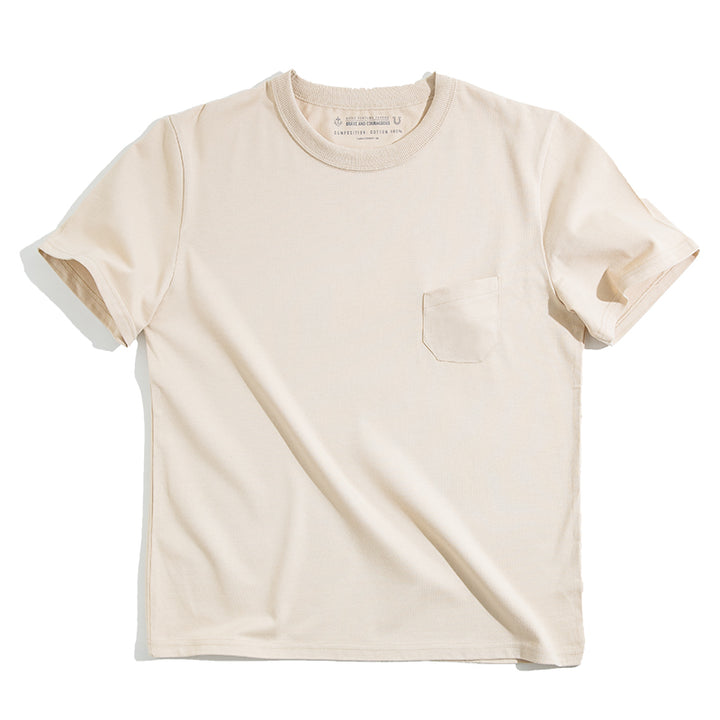 Khaki Pocket Tee