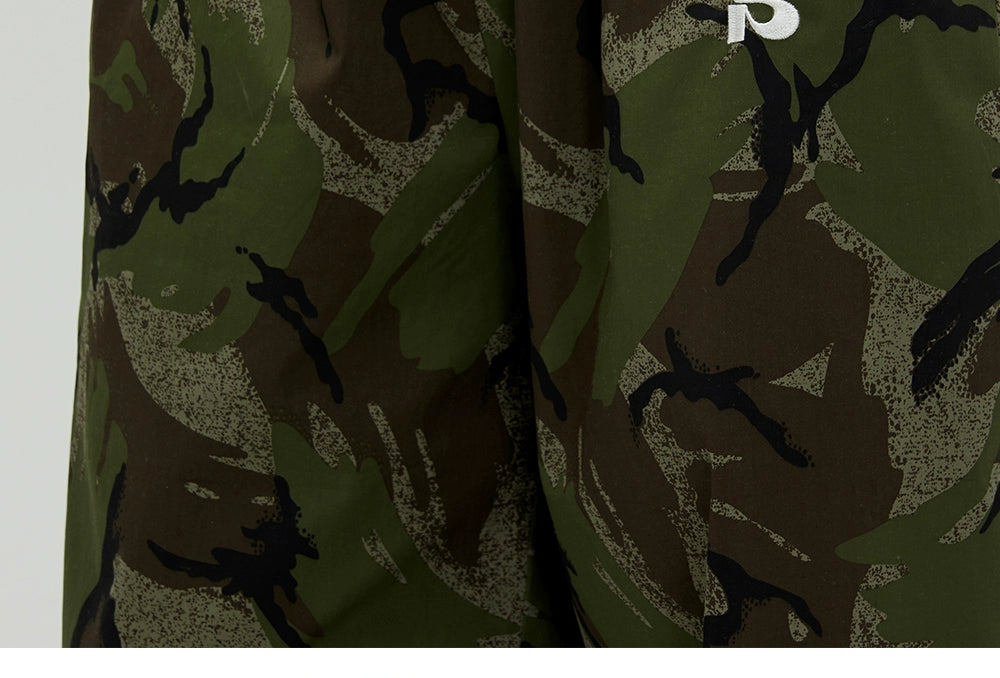 Camouflage Embroidered Casual Pants