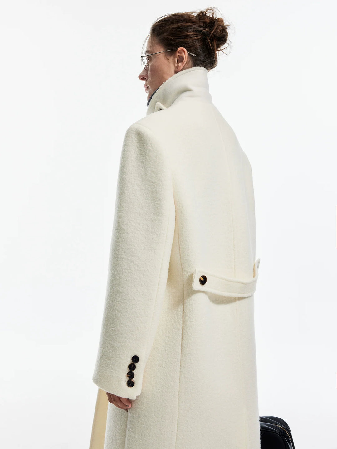 Ivory Bouclé Coat