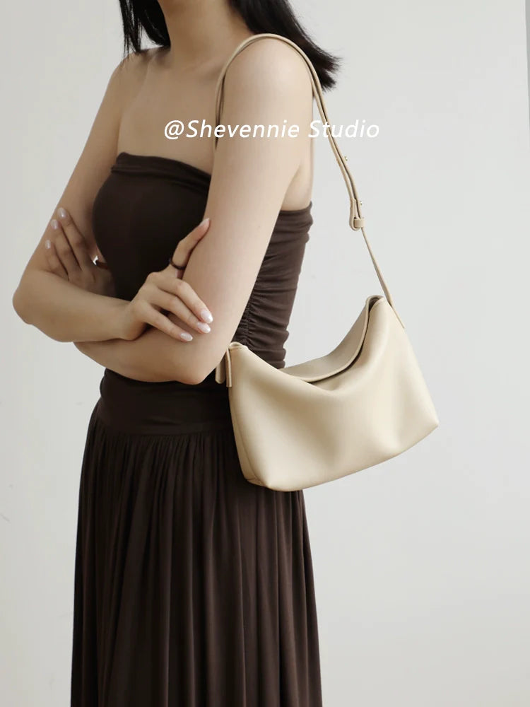 Soft Luxe Leather Shoulder Bag