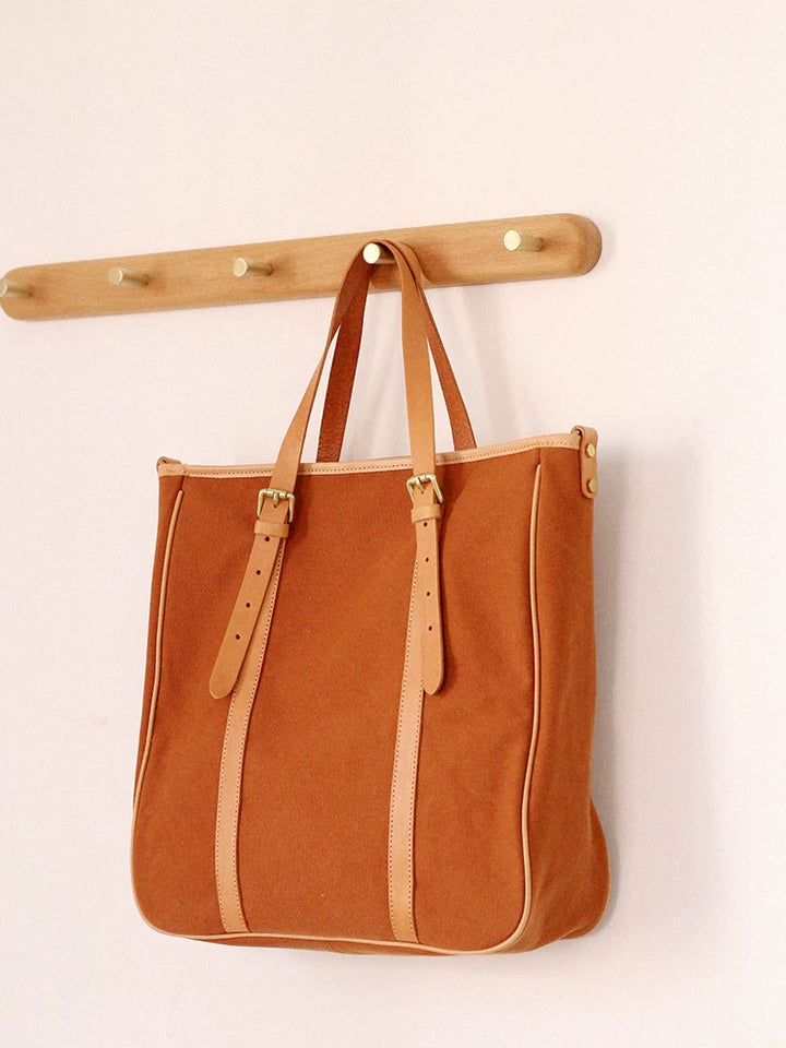 Canvas Leather Tote