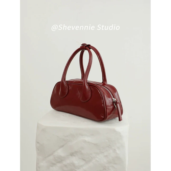 Shevennie Leather Baguette