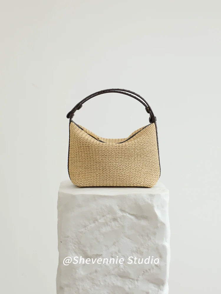 Woven Leather Tote