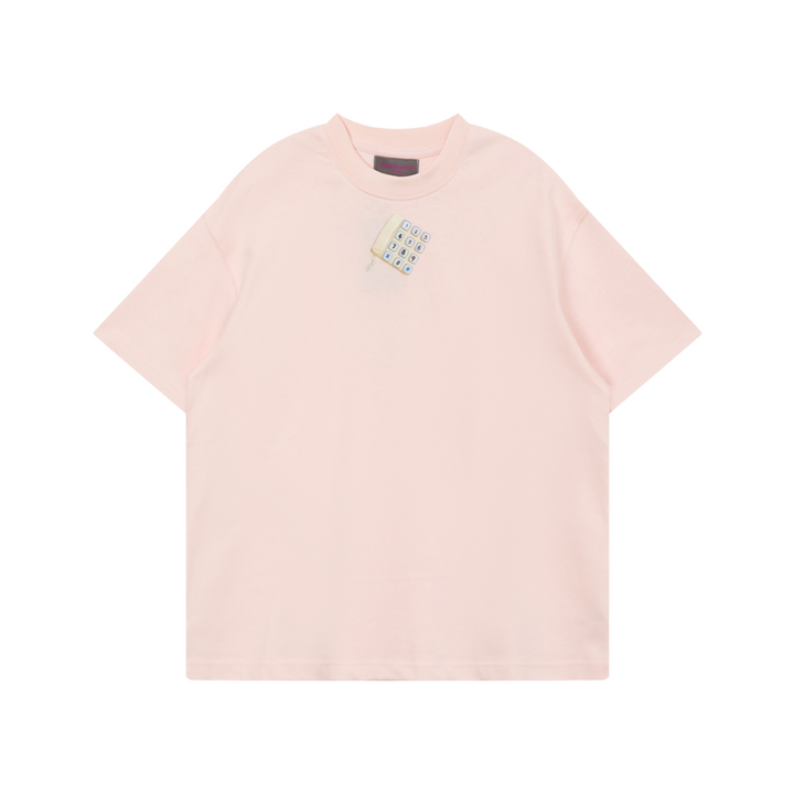 Retro Pink Telephone T-Shirt