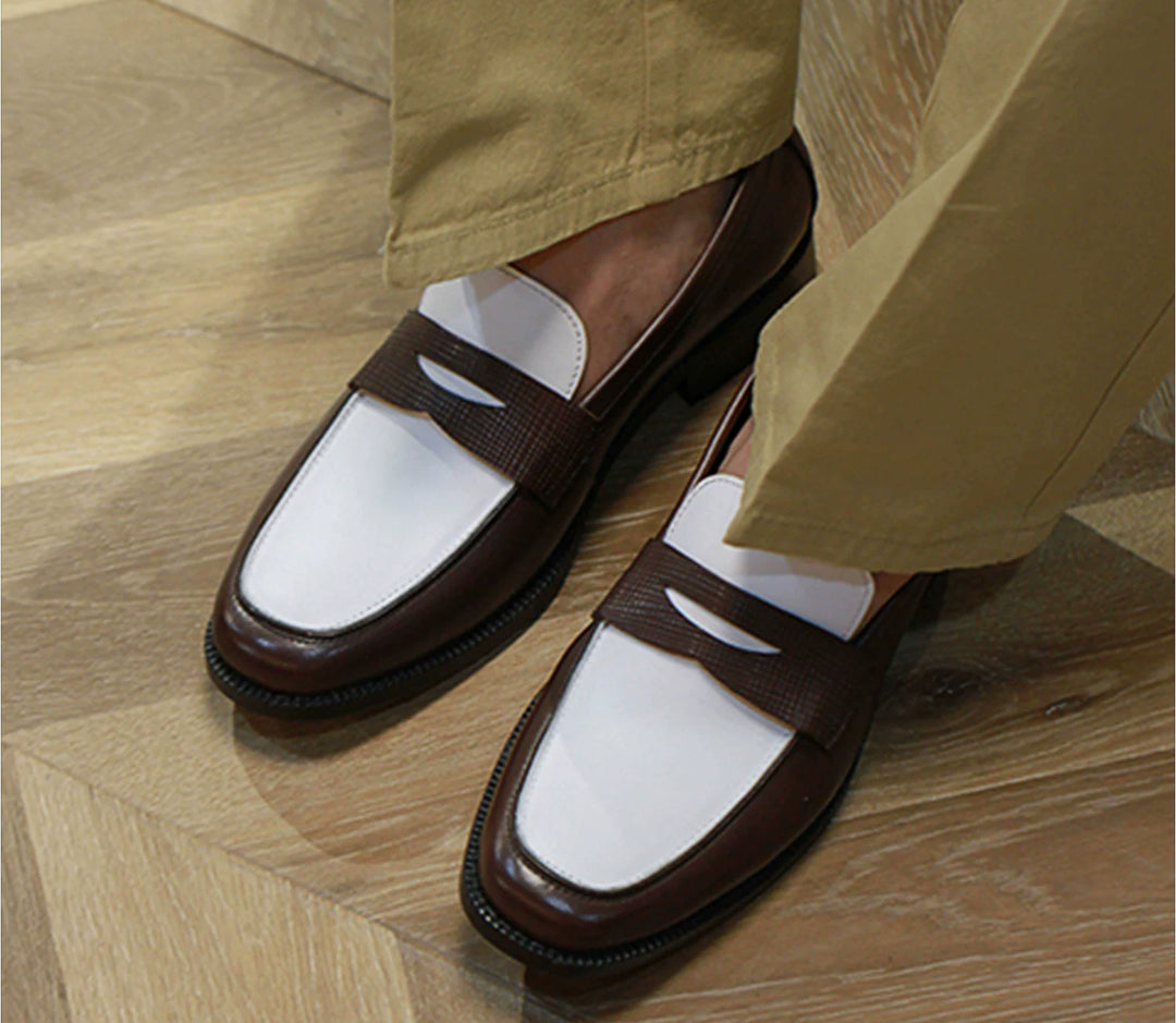 Yizhi Patchwork Loafers