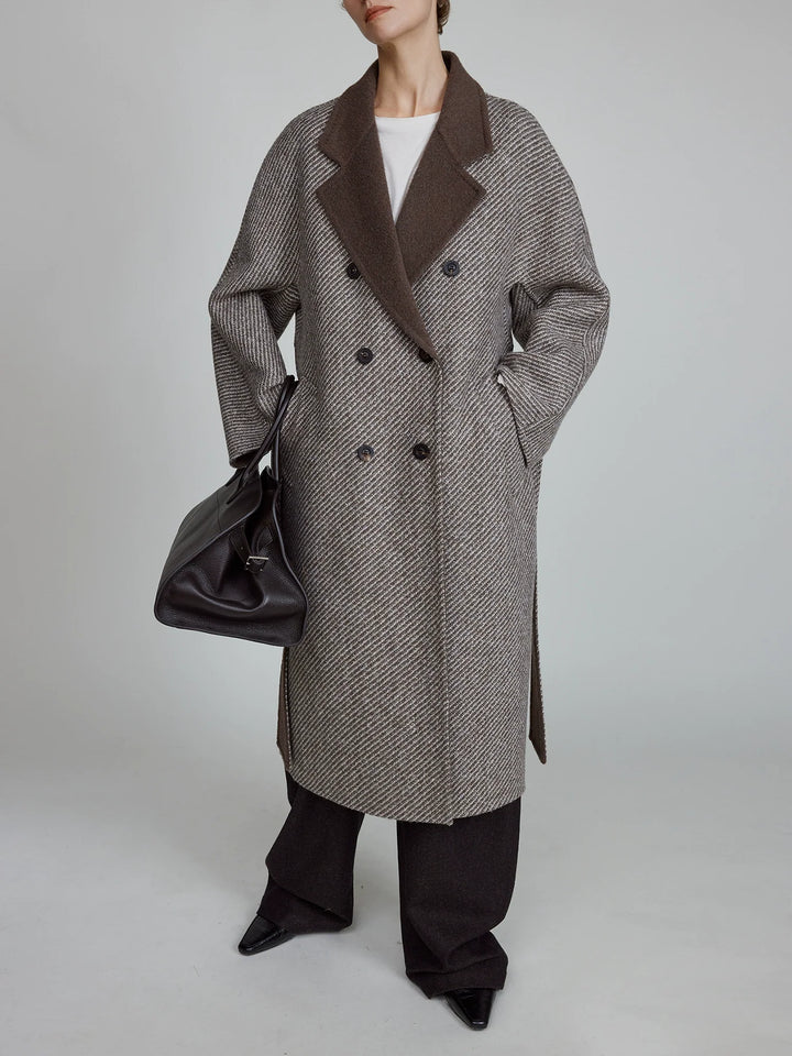 Camel Wool Twill Coat