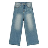 Versatile Classic Retro Jeans - Spring and Summer Style, Loose Fit, Mid-High Waist, Straight Leg