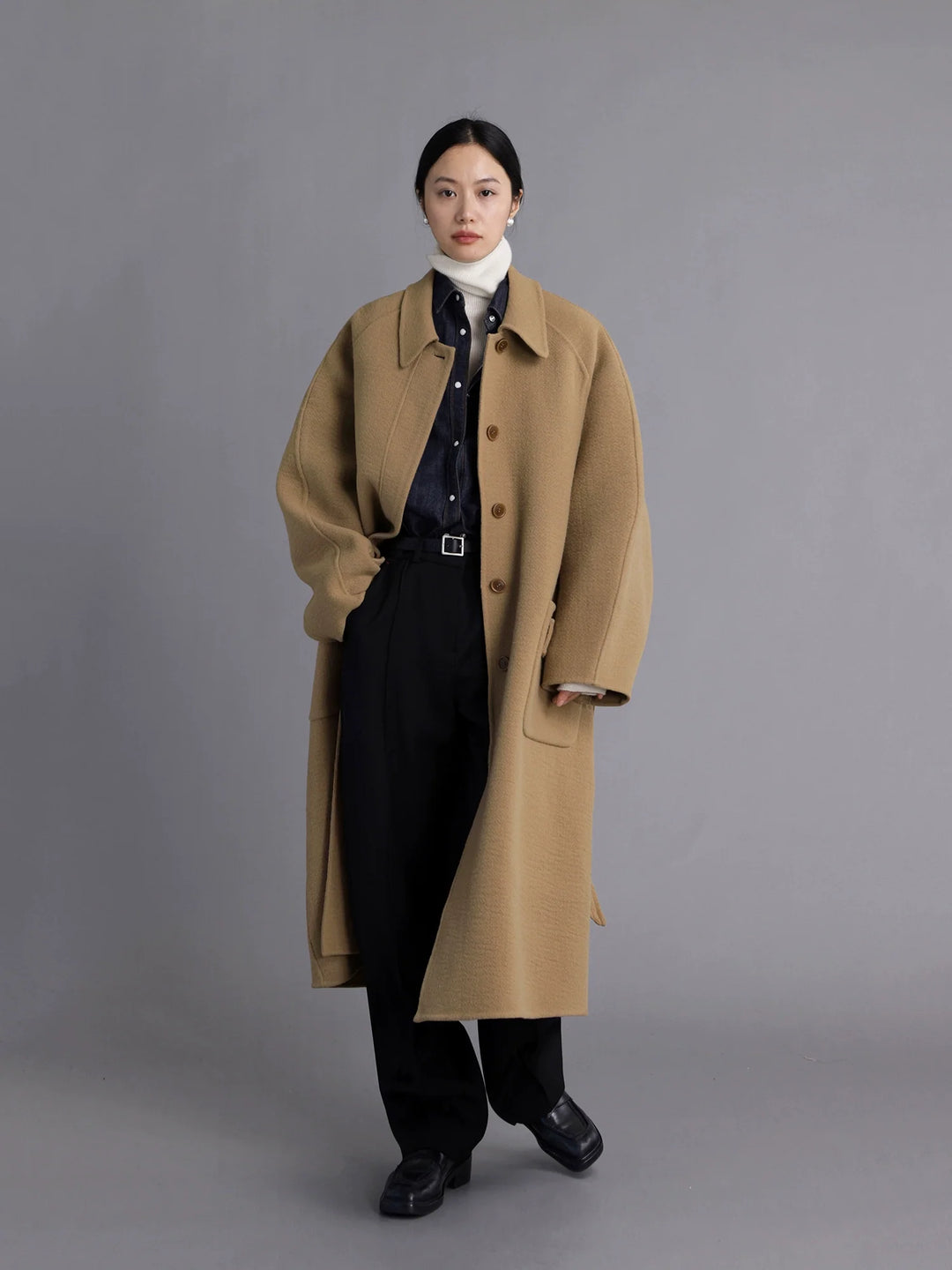 Natural Wool Coat