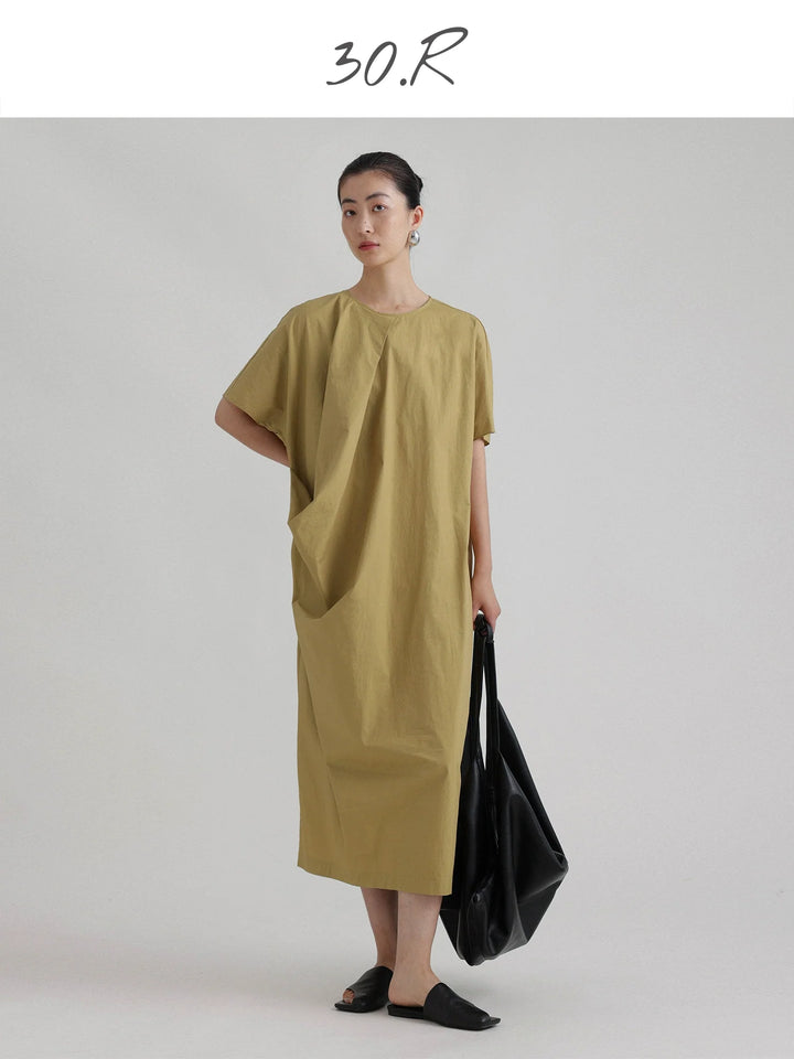 High-Density Cotton Long Dress