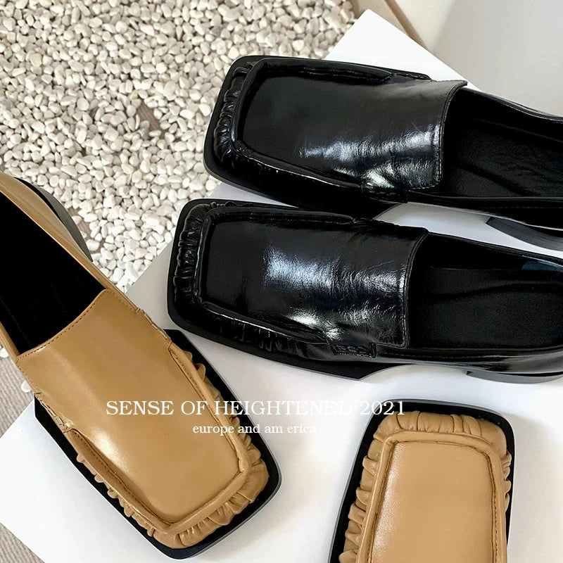 Sleek Woven Loafers