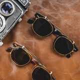 Handmade Retro Dual-Use Polarized Sunglasses Madden Tooling