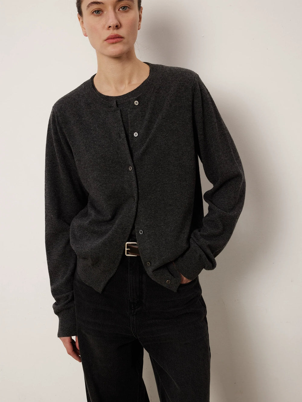 Wool Cashmere Cardigan