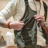 Japanese Retro Multi-Pocket Sleeveless Vest for Men
