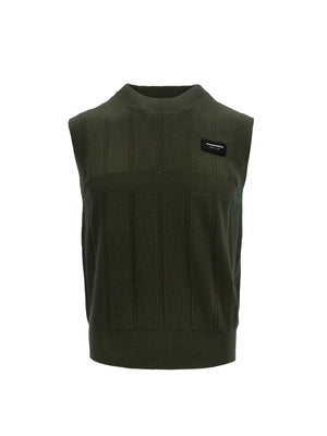 Knitted Sleeveless Vest