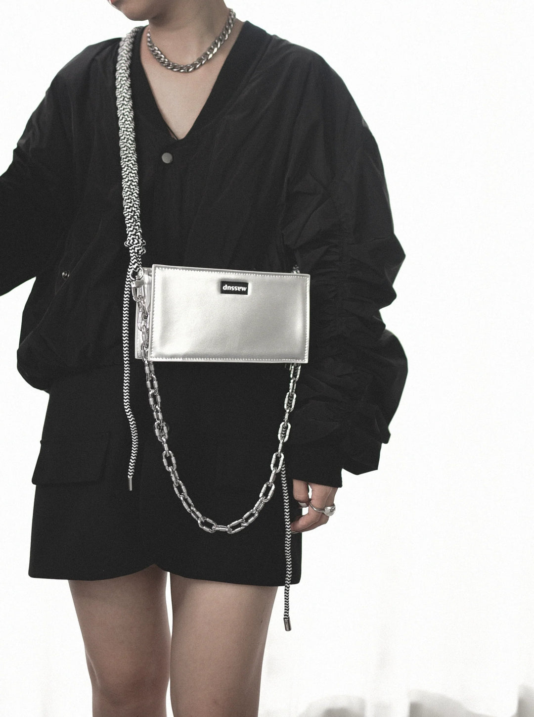 Leather Chain Shoulder Bag