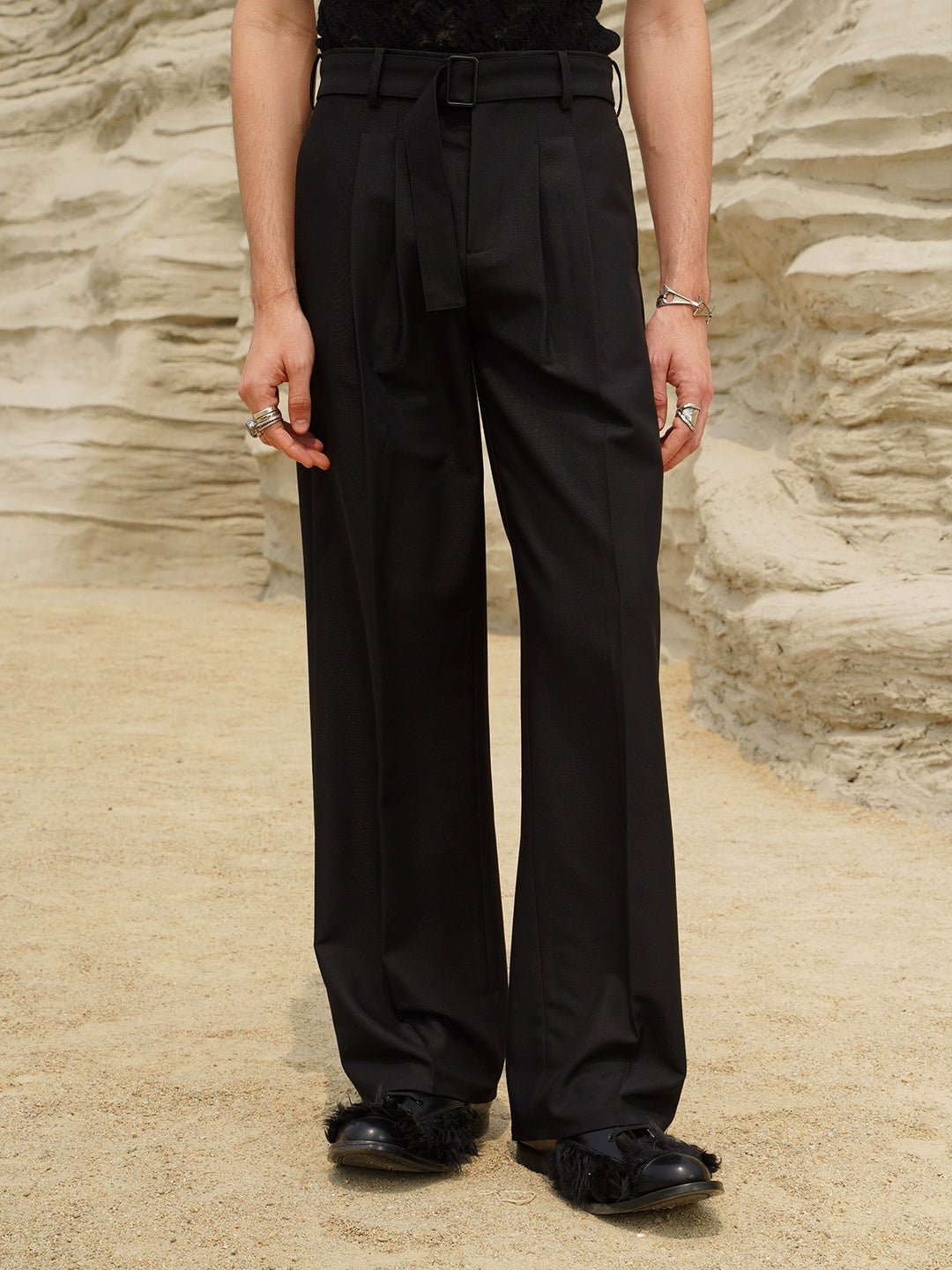 Pleated Commuter Trousers