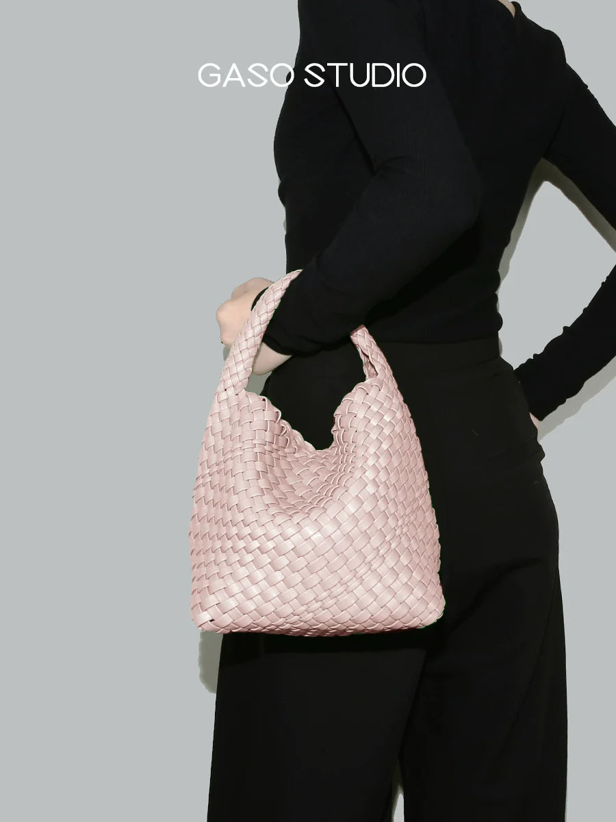 Woven Bucket Bag