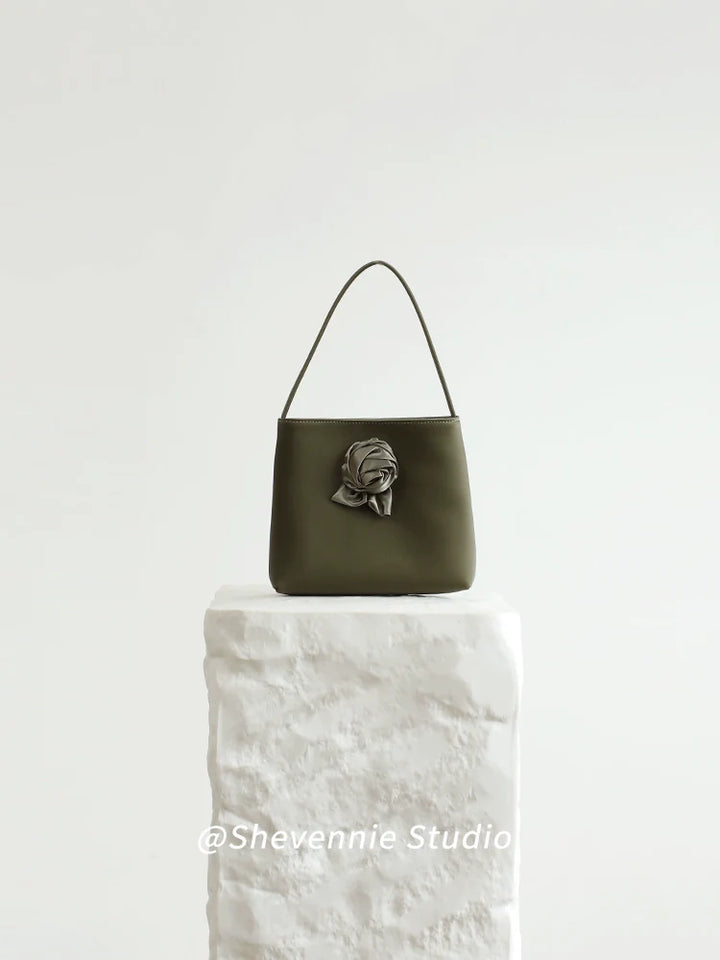 Silk Cowhide Mini Tote