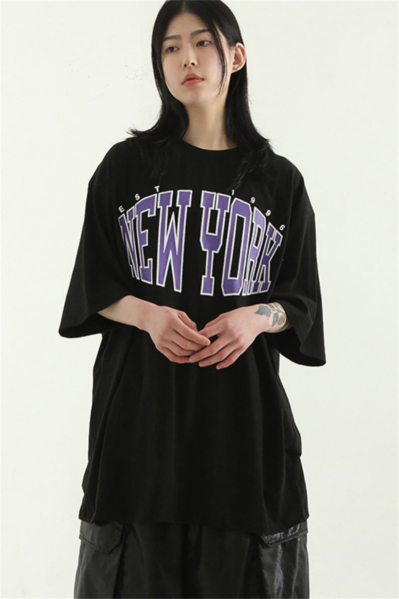 NYC Cotton Oversized Tee