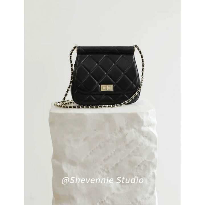 Sheepskin Chain Crossbody