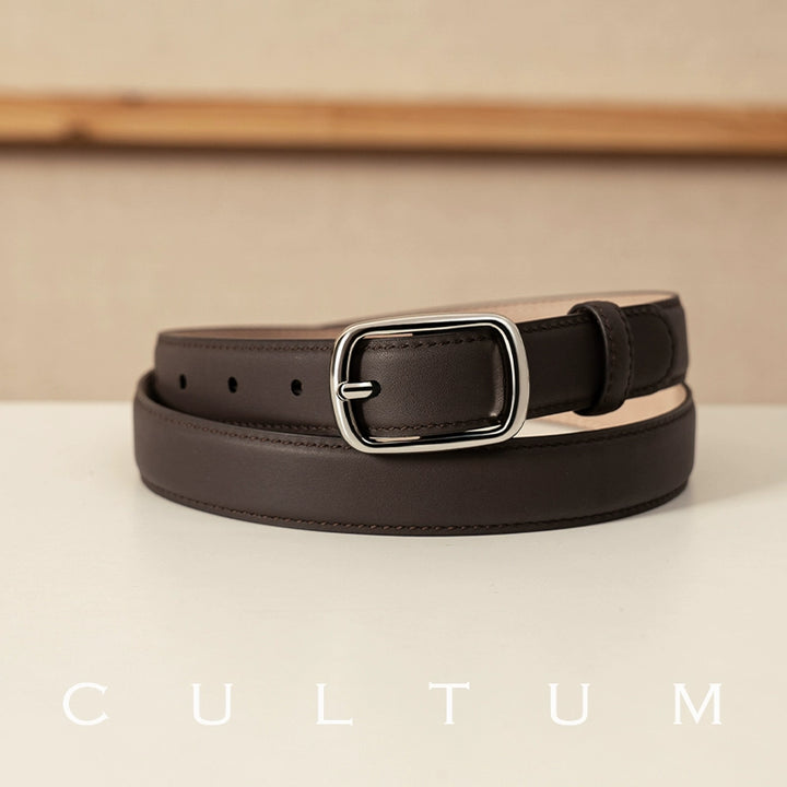 Leather Pin Buckle Belt