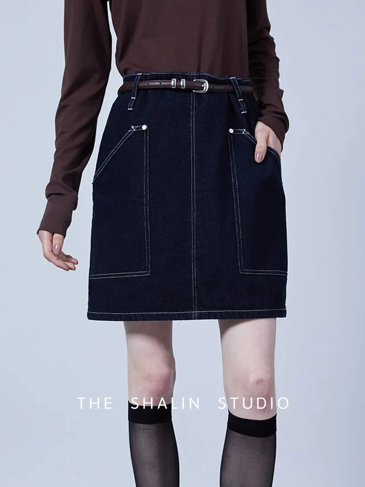 Elevated Denim Skirt