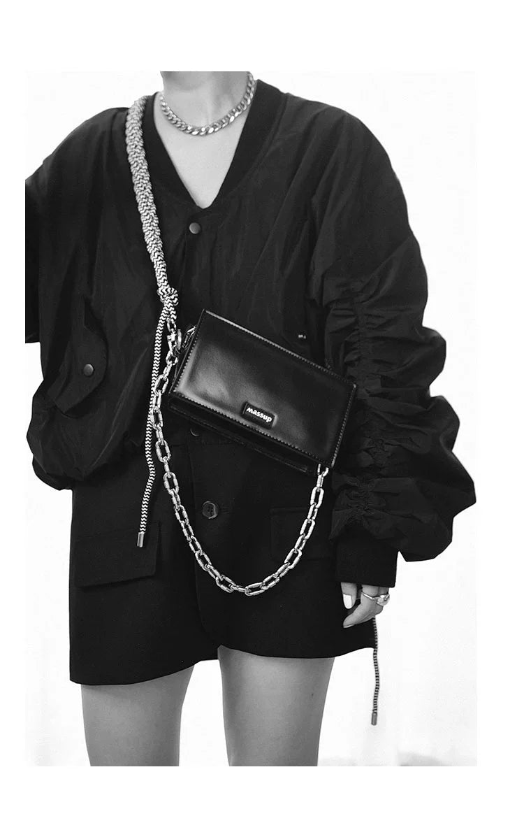 Leather Chain Shoulder Bag