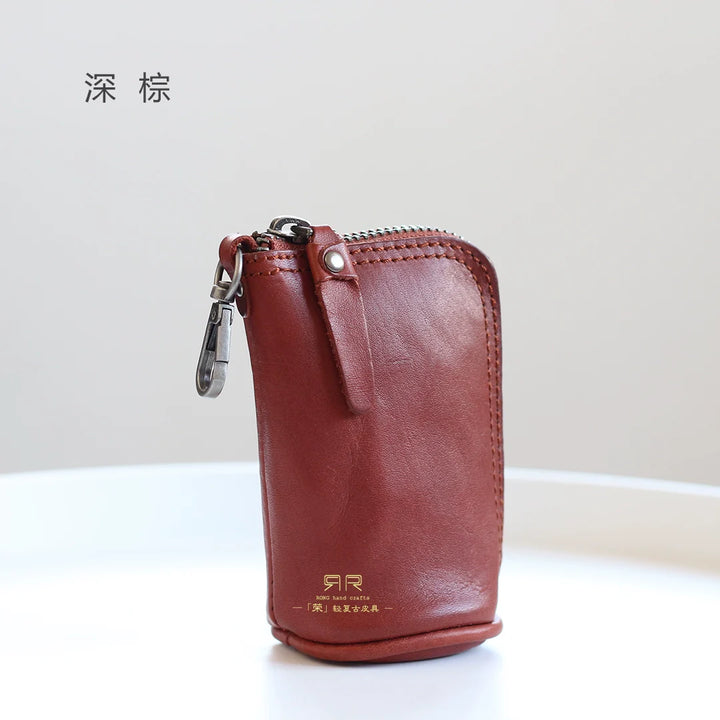 Leather Key Coin Pouch