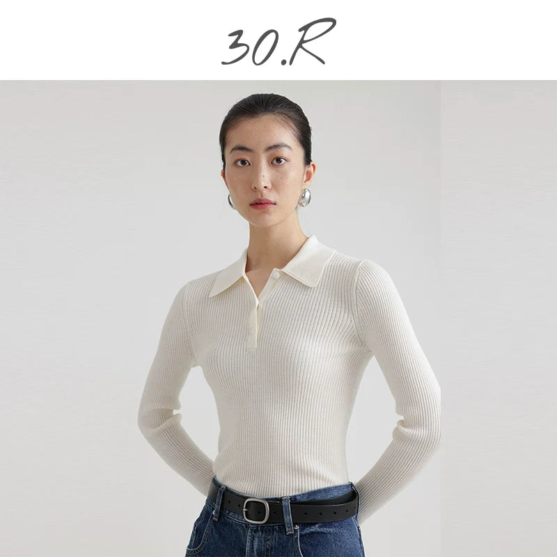 Wool Polo Long Sleeve