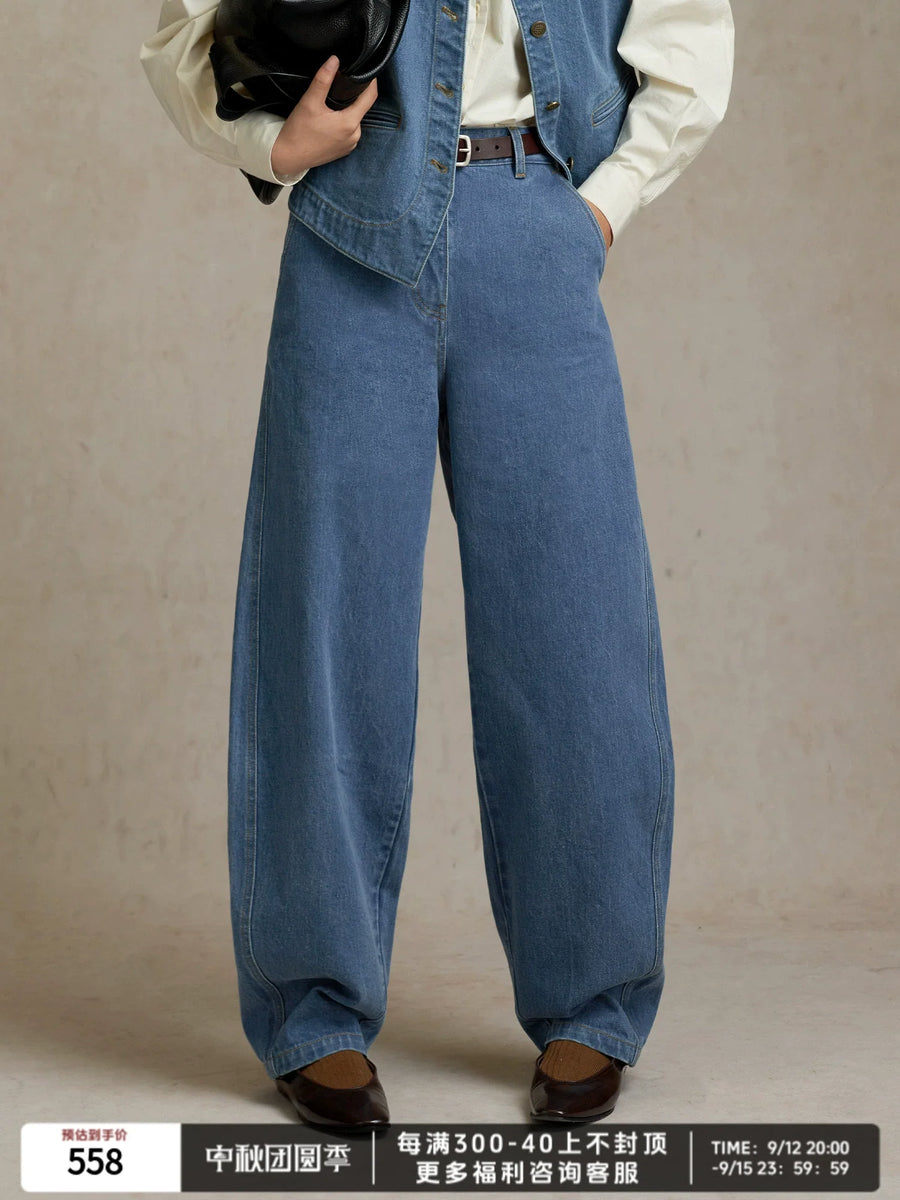 Roman Blue Denim Pants