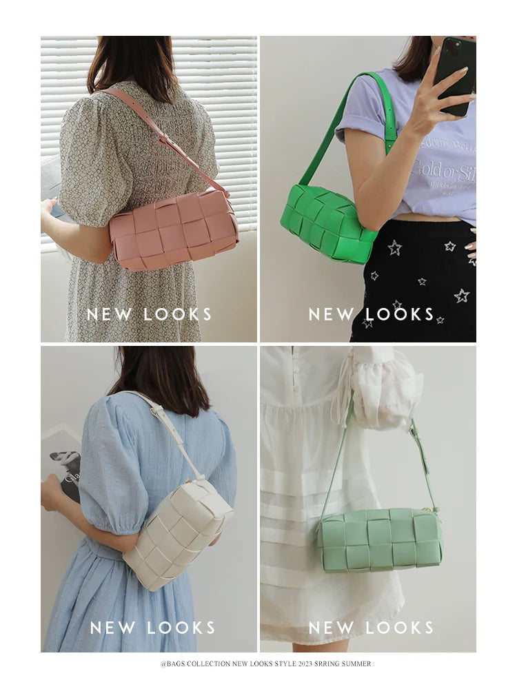 Leather Mini Square Bag