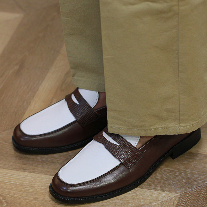 Yizhi Patchwork Loafers