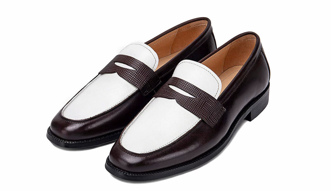 Yizhi Patchwork Loafers