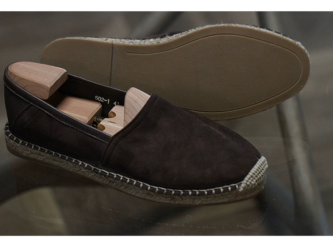 Yizhi Suede Fisherman Loafers