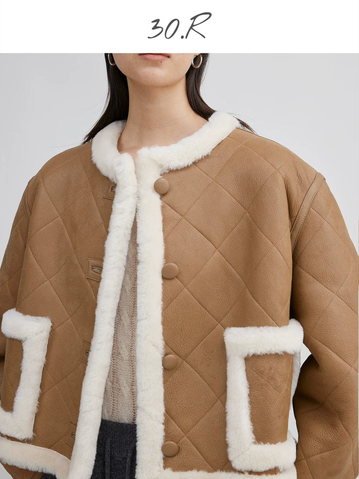 Natural Sheepskin Jacket