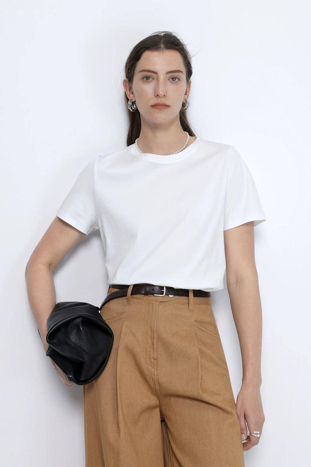 Mulberry Silk Pima Cotton Tee