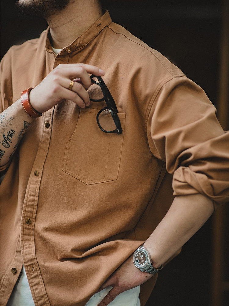 Caramel Collar Shirt