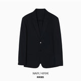 Korean Men's Light Luxury Casual Suit Jacket for Spring/Summer