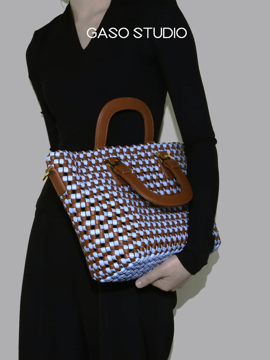 Woven Executive Tote