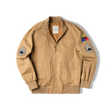 Military Armored Division Collarless Baseball Uniform Coat & Jacket