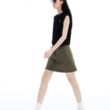 New Casual Sports Skirt Simple A-line and Slimming