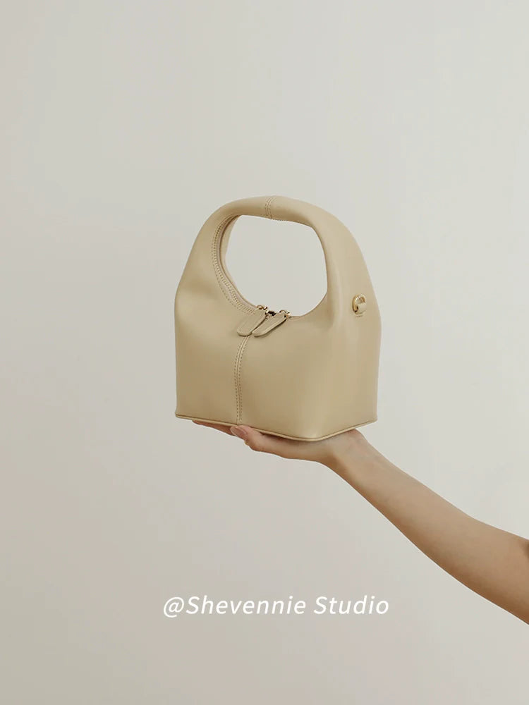 Shevennie Leather Pillow Bag