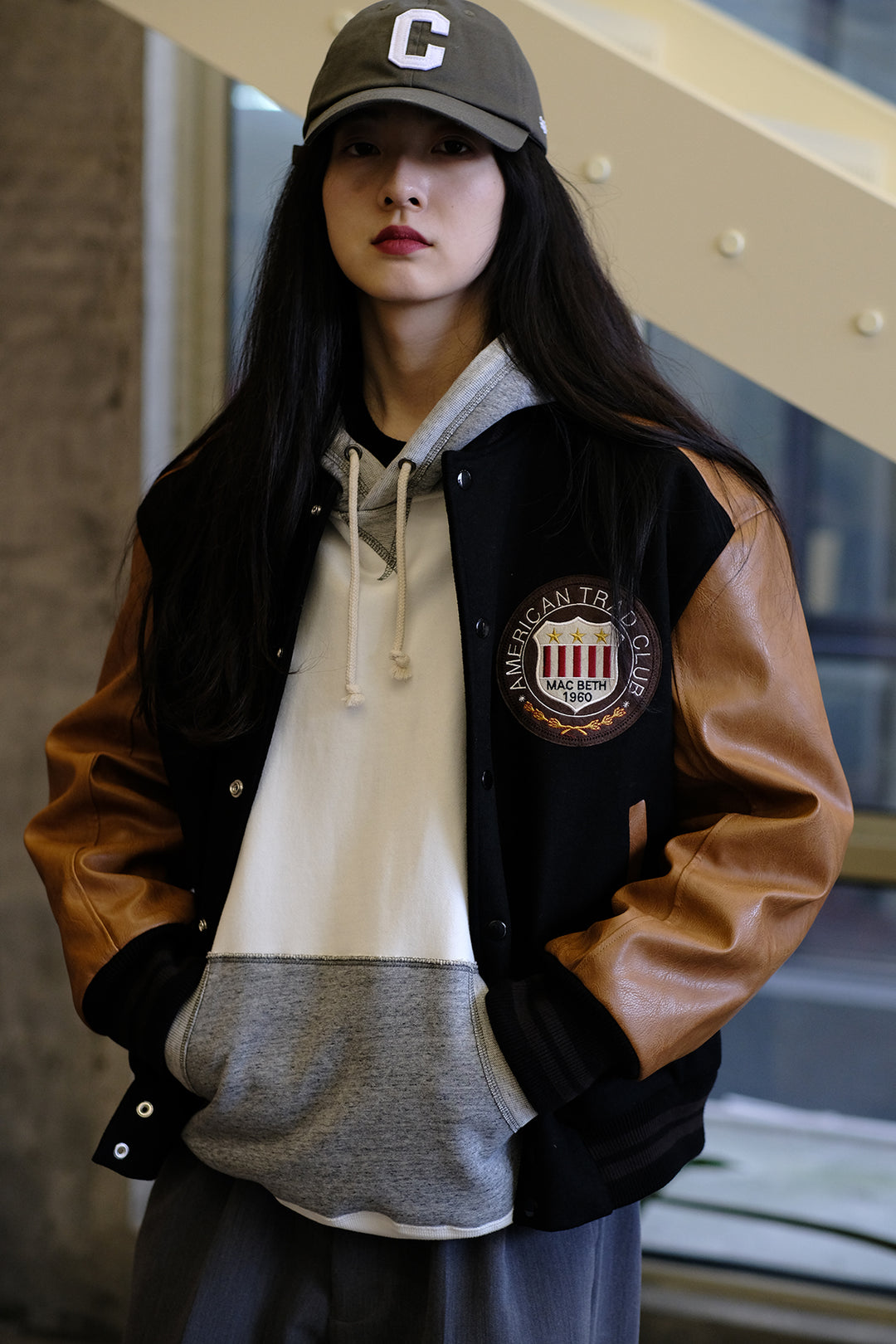 Embroidered Baseball Jacket