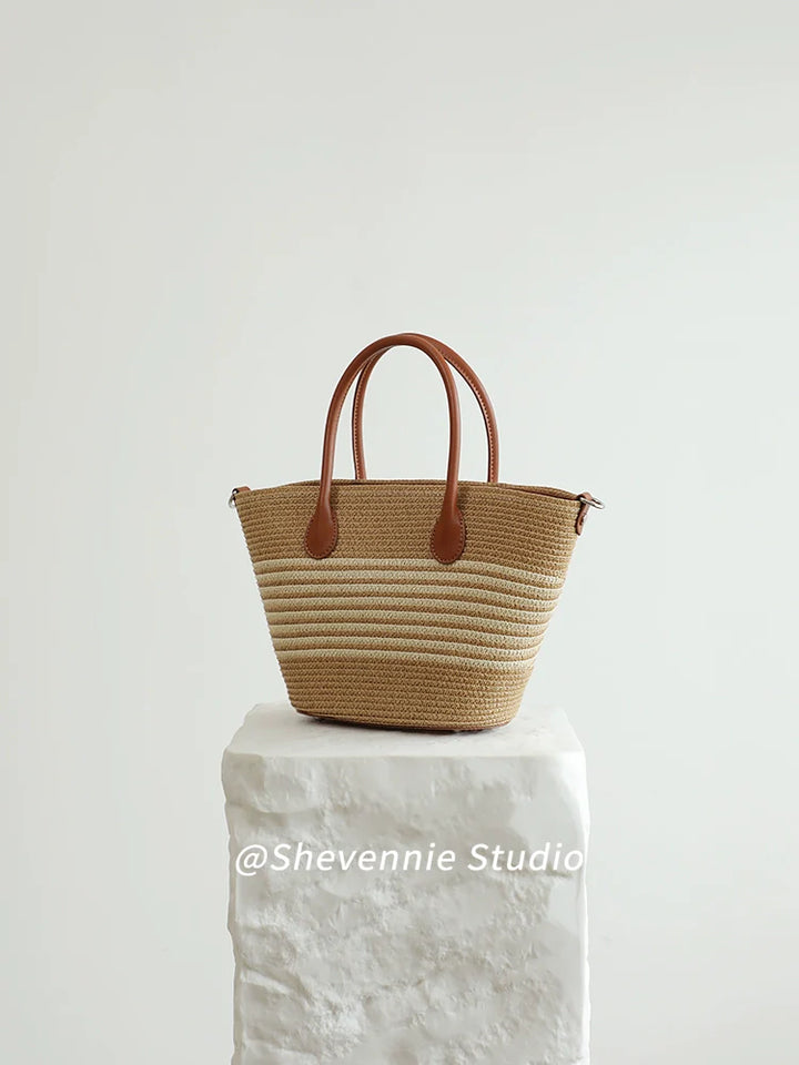 Woven Straw Tote