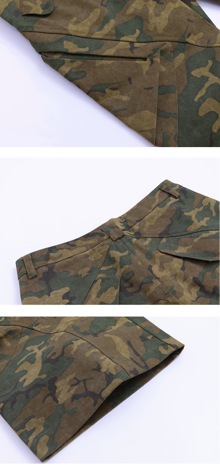 Arc-Cut Cargo Pants