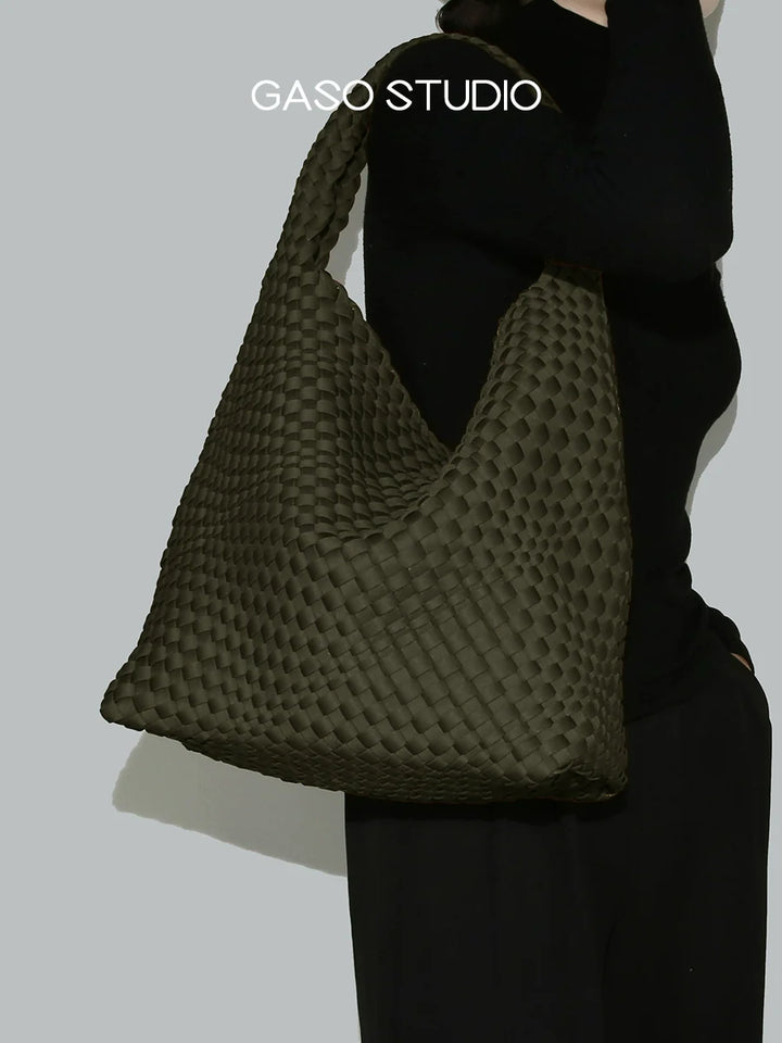 Hand-Woven Nylon Tote