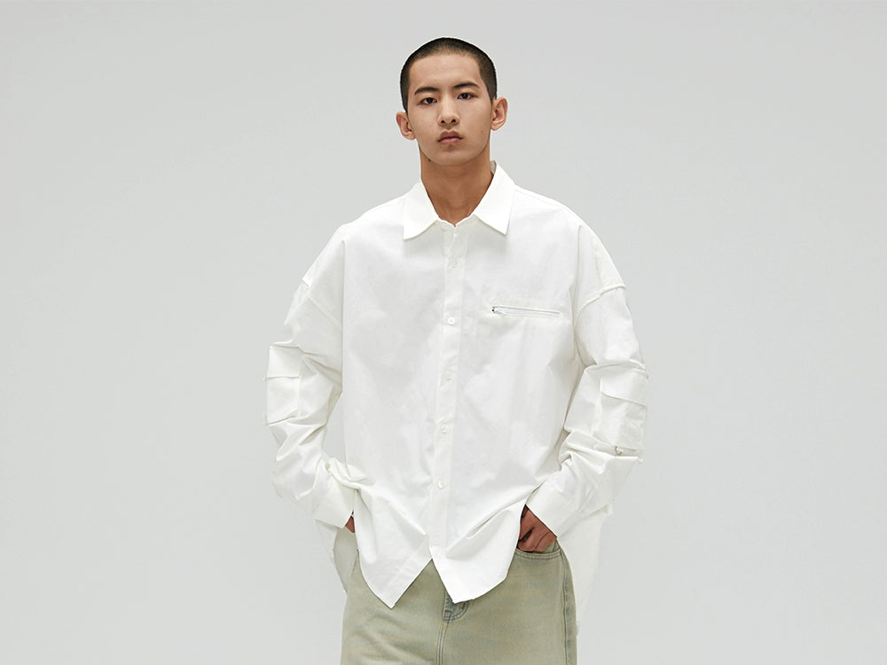 Classic White Shirt Jacket