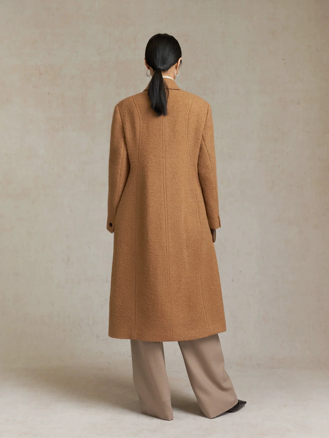 Wool A-line Coat